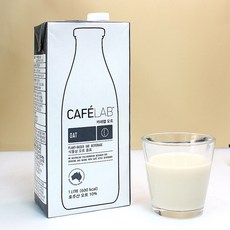 카페랩 오트밀크 우유 1L 식물성 비건우유 유당불내증 락토프리 바리스타 카페음료, 1개