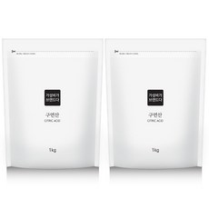 가성비가브랜드다 구연산 다목적세제 지퍼백, 1kg, 2개