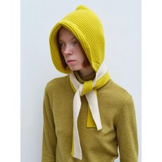 ENZO BLUES 바라클라바 머플러 (Mustard/Cream) Balaclava Muffler