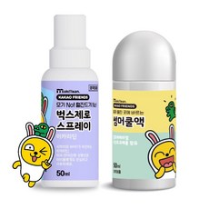 카카오프렌즈 무지 벌레물린데 모기물린후 모기약 [24년형], 썸머쿨액 + 벅스제로, 1개 - 천연버물리