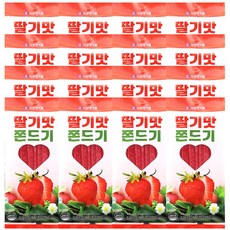 추억의 쫀드기 시리즈 대원정식품 딸기맛 쫀드기 100g X16개