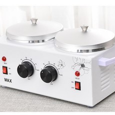 왁싱 샵 워머 2구 제모용 고급 워머기, 워머기개, 하얀