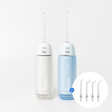 투스 워터젯 미니 + 노즐 (All in one 세트), 워터젯 미니 (화이트) 1개 + 노즐 1개
