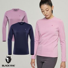 블랙야크 [ BLACK YAK ] 22년 겨울시즌 여성 기본 라운드 넥 티셔츠 B우먼스2라운드티셔츠#2 PI