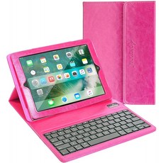 Alpatronix KX100 가죽 폴리오 케이스 분리형 마그네틱 Bluetooth 무선 QWERTY 키보드 (스탠드 및 자동, 1, 단일상품