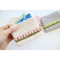 뜨개질카드지갑완제품