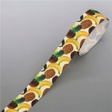 DHK 5 야드 해바라기 수박 인쇄 Grosgrain 리본 액세서리 Hairbow Headwear 장식 DIY 도매 OEM E1765, [04] 10535, [01] 22mm, 10535, 1개