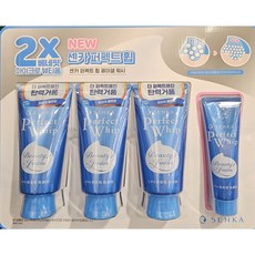 SENKA 센카 퍼펙트 휩 클렌저 120g x 3개 + 40g 클린징 폼 - 스피드휩