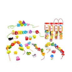 원목동물줄끼우기