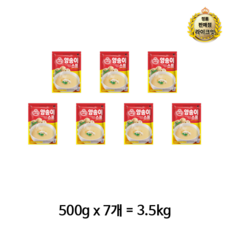 오뚜기 양송이 스프, 3.5kg, 8개