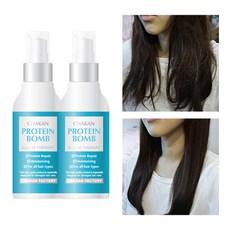 착한팩토리 단백질폭탄 실크90% 헤어에센스 100ml / 여신머릿결을위한 종결자2탄!, 2개