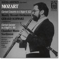 [CD] David Shifrin 모차르트: 클라리넷 협주곡 클라리넷 오중주 (Mozart: Clarinet Concerto K. 622 Clarinet...