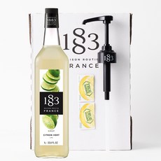 1883 라임 시럽 1000ml+1883 시럽펌프(트루시트러스 사은품), 1L, 1개