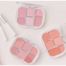 [본사정품] 웨이크메이크 Wakemake 소프트 쉬어 멀티 팔레트 3COLOR (기획/단품) SOFT SHEER MULTI PALETTE (SET/SINGLE), 2개, [브러시 기획] 03 라벤더 플레저