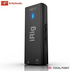 IK Multimedia 아이케이 멀티미디어 IK Multimedia iRig HD 2 아이리그 HD2 기타 베이스용 모바일 디지털 오디오 인터페이스