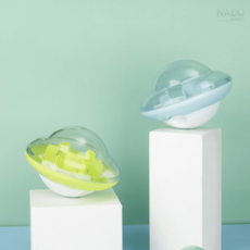 반려견 노즈워크 강아지 훈련 UFO 애견장난감, 블루