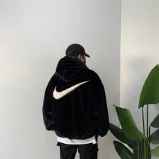 소프트 로고 밍크 히트 집업 (2color)