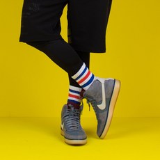 제이지브로 남성 삼선 미드컷 크루 삭스 5켤레, MM014 남성 삼선 미드컷 크루, 그레이5P
