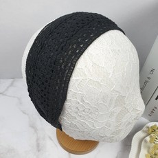 망사헤어밴드