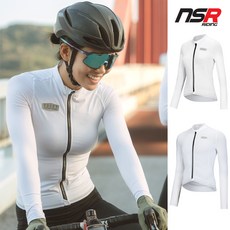 NSR 폰도 아이스 심플 긴팔 저지 남성 여성 쿨 자전거 져지 + 사은품 증정