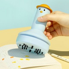  안녕오리 책상 지우개 진공청소기, 화이트, 4개 