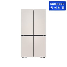 [KT알파쇼핑]삼성 비스포크 4도어 프리스탠딩 냉장고 875L RF84C906B4E 매트 크리미 베이지