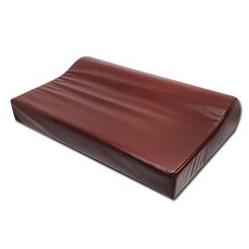 경추베개(레자)-갈색 (병원용베개/진료베개/한의원베개/진찰베개), 1개