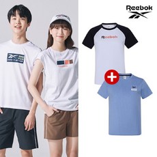 리복 [REEBOK] NEW 리복키즈 주니어 반팔티셔츠 1+1 14종 균일+티셔츠 증정