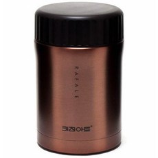 키친아트 스텐 골드메탈 보온 도시락 죽통, 01.골드메탈 430ml, 1개
