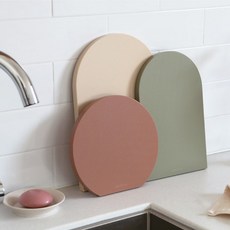 어스 플레이팅 향균 양면 인테리어 도마 3종 세트