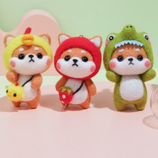 고슴도치양모인형