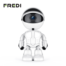 보안 IP카메라Fredi 1080 p 구름 홈 보안 ip 카메라 로봇 지능형 자동 추적, One Color