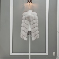 롱롱이샵 핀란드 사가폭스 퍼 7단 폼폼이 베스트 조끼