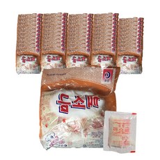 일회용 양념 깨소금 순대 맛소금 85포x50 1회용 개별 소포장 낱개 배달용 포장 가게 업소용, 617.3g, 50개