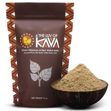 4 The Luv of Kava Premium Powder Certified Organic Root Exract for Tea Instant powder pure