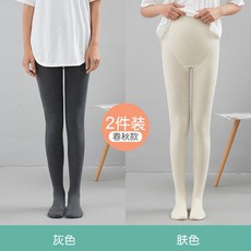 도라에몰77 임산부레깅스팬츠 임부 팬티스타킹 봄가을 얇은 바디슈트 여름 스킨 신기 치구, 봄가을 타입 .쌀 살갗 _타바스그레이