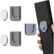 컵이 TV 후크 원격 벽걸이형 접착 제어 보관 있는 마그네틱 흡입 강력한 에어컨, currency, grey 2pcs