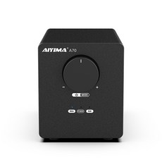 AIYIMA A70 TPA3255 PFFB Stereo Power Amplifier 300Wx2 Class D Stereo 2.0 Digital Audio Amp, A70독립형 - DAC