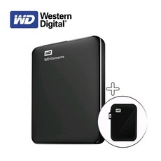 WD My Passport 휴대용 외장하드 + 파우치, 4TB, 화이트