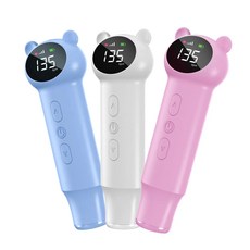태아심음측정기 태아도플러 심장 모니터 LED 휴대용 건강 초음파 기계 젤 배터리 포함 30MHZ, 1개