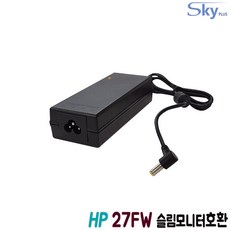 HP 27FW 슬림모니터호환 19V 2.1A 국산 어댑터, 2.어댑터 + AC 원코드 1.0m