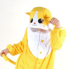사계절 동물잠옷 큐티 고양이 (옐로우)