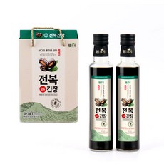 완도전복으로 만든 전복맛 간장 선물세트 만능간장 명절 간장세트 250ml 2개