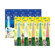 [브리스틱] 에르고 유아칫솔 1단계 5개+2단계 5개, 없음, 상세설명 참조