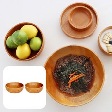 [1+1]마호가니 원목 이지 샐러드볼 대 19cm, 단품