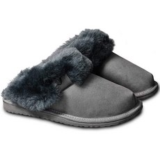 ESTRO Sheepskin Womens Slippers Ladies Wool-Leather Mule Boots Slides Warm Fleece Fur Fluffy Booti