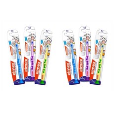 엘멕스 칠드런 칫솔 치약 6팩 소프트 0-2세 (색상 랜덤) Toothbrush children learning toothbrush + toothpaste