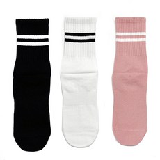  메르드보네르 스트라이프 요가 필라테스 롱삭스 양말 3 COLOR 