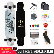 예쁜 디자인 크루져 스트리트 나무롱보드Longboard 고급용 스케이트 한강 공원, TYPE S