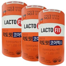 종근당 최신상 NEW 락토핏 코어 맥스 60포 x 3통 180포 6개월분 (사은품증정), 1세트, 120g